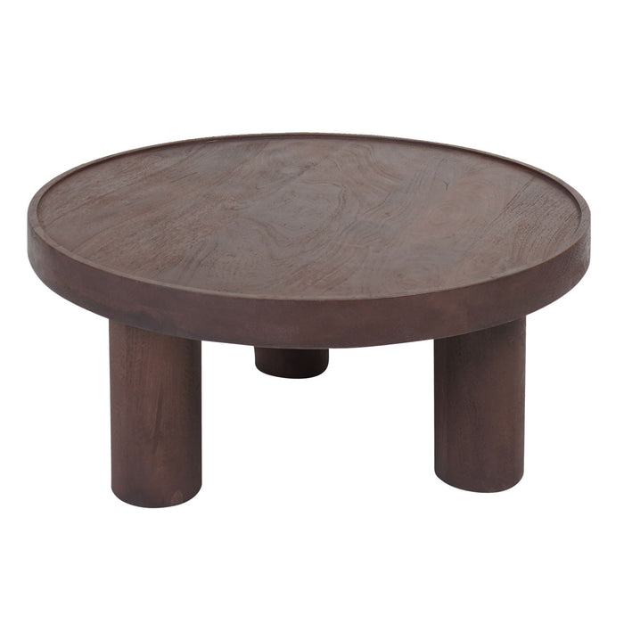 Home67 - Salontafel Tias ø70 cm - Espresso Mangohout