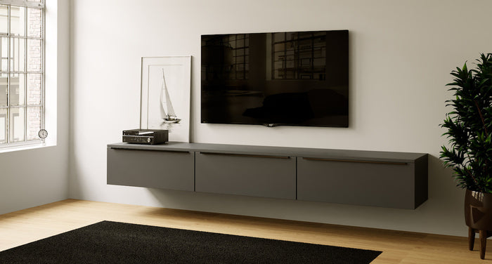 Artego Design Levana Grafiet 270 cm TV Wandmeubel