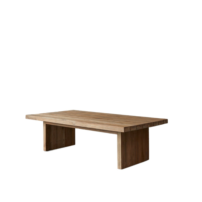 Tikamoon - Lage tuintafel van gerecycled massief teakhout 150 x 80 Joaquin