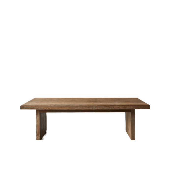 Tikamoon - Lage tuintafel van gerecycled massief teakhout 150 x 80 Joaquin