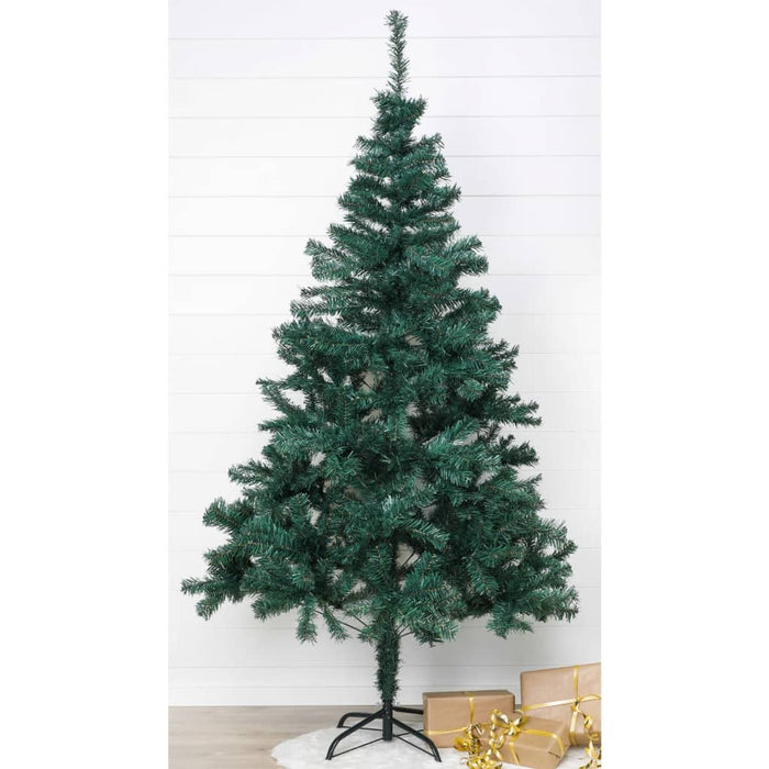 HI Kerstboom met metalen standaard 210 cm groen