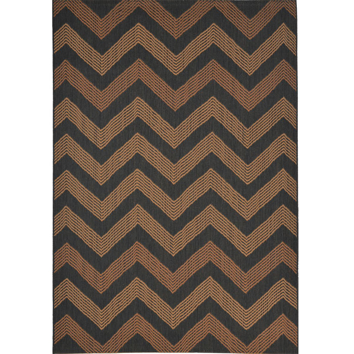 Garden Impressions Indiana karpet - 120x170 brown|anthracite
