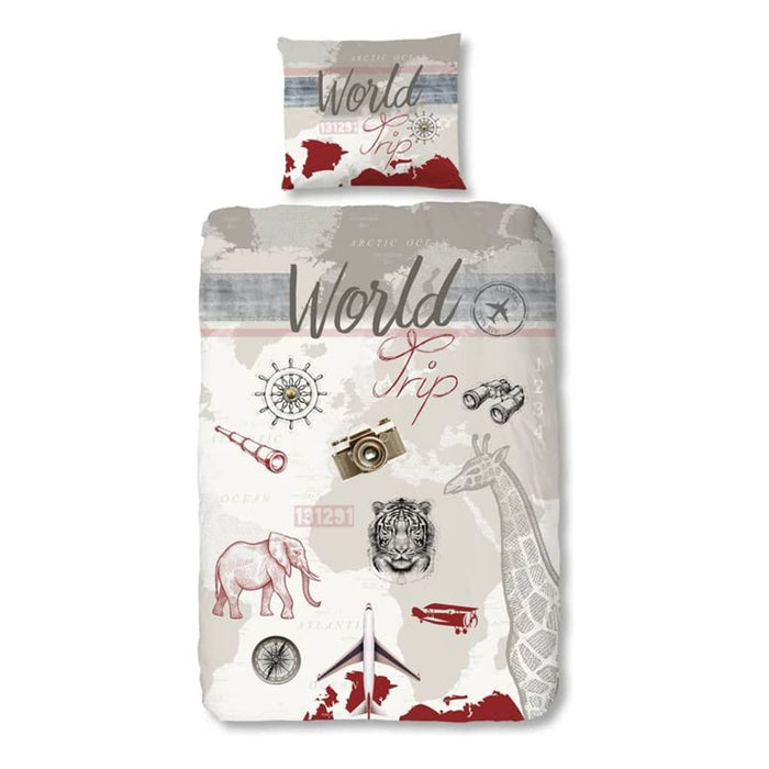 Good Morning Kinderdekbedovertrek World Trip 140x200|220 cm