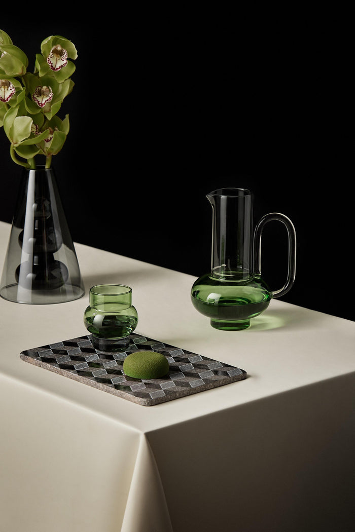 Bump Short glazen set van 2 groen