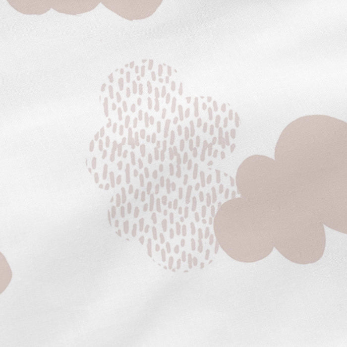 Clouds Kussen 50x50 cm Roze Basic Kids, Rosa, 100% katoen, de kwaliteit van 150 TC