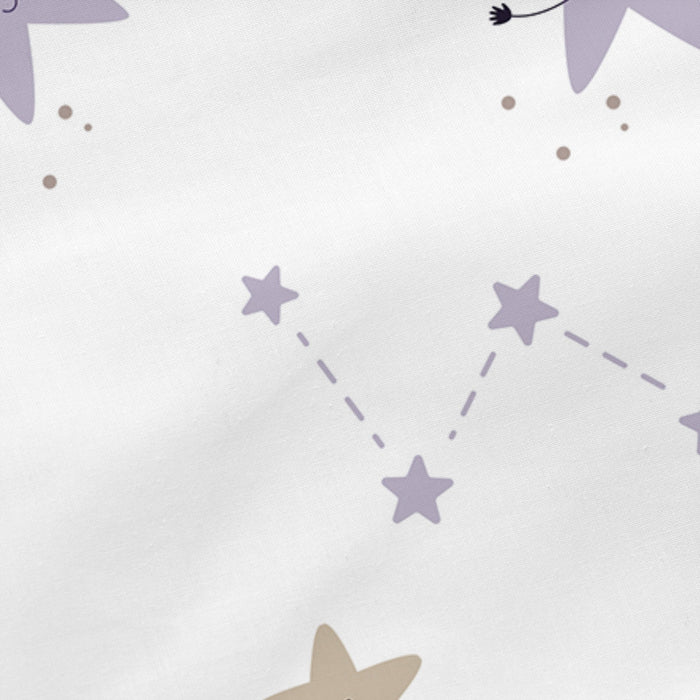 Moons Hoeslaken 70x140x14 cm (Maxiledikant) Moshi Moshi, Veelkleurig, 100% katoen, de kwaliteit van 150 TC