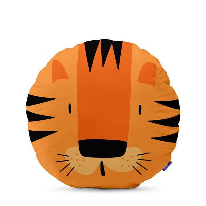 Tiger Decoratieve kussen 50x50 cm Happyfriday Mini, Veelkleurig, 100% Katoen (buitenkant) 100% Polyester (vulling), de kwaliteit van 200 Gr x m2