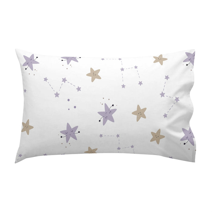 Moons Laken Set 2-delig 120x180 cm (Maxiledikant) Moshi Moshi, Veelkleurig, 100% katoen, de kwaliteit van 150 TC