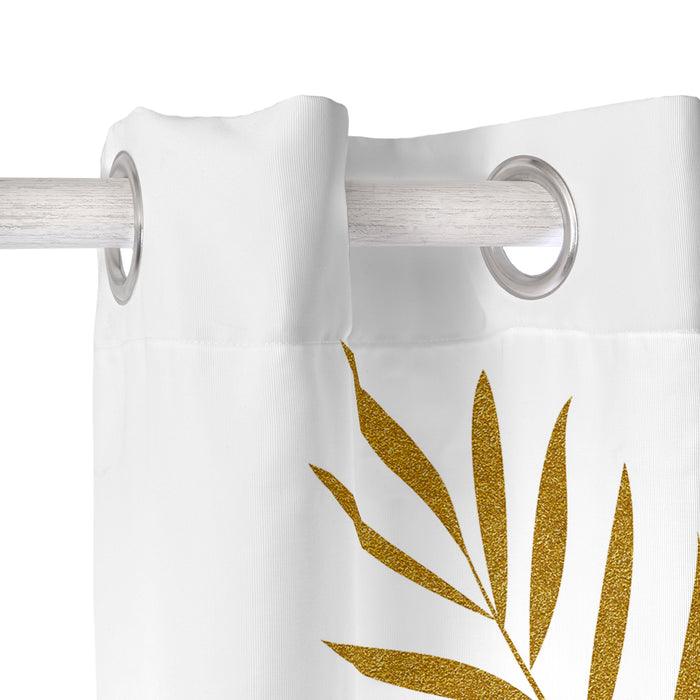 Foliage Gordijn 140x300 cm Blanc, Veelkleurig, 100% polyester, de kwaliteit van