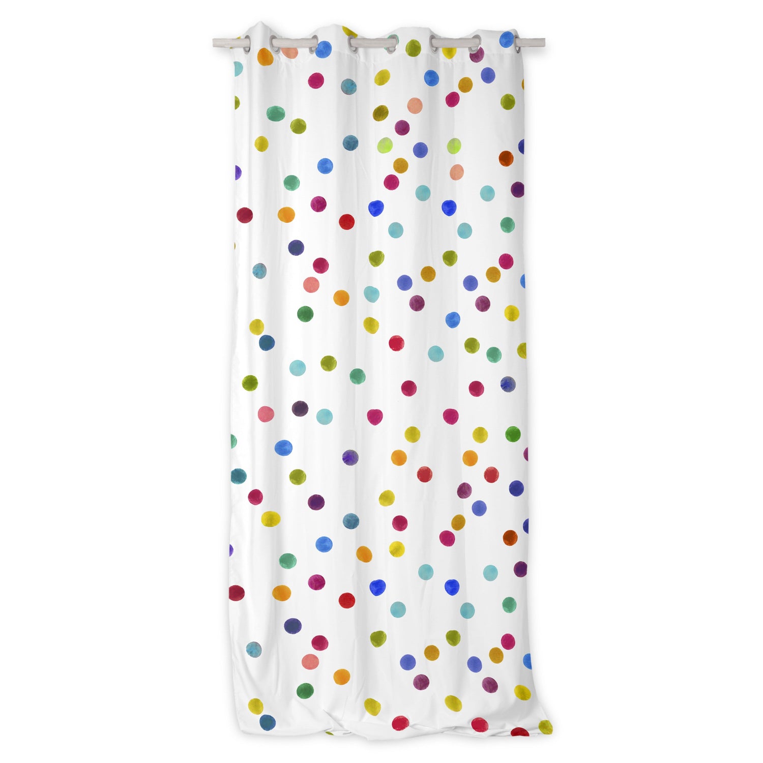 Confetti Gordijn 140x300 cm Happyfriday, Veelkleurig, 100% polyester, de kwaliteit van