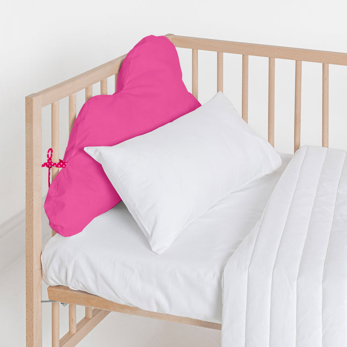 Nube Wieg60x40 cm Fuchsia Basic Kids, Fuchsia, 100% katoen, de kwaliteit van 150 hilos