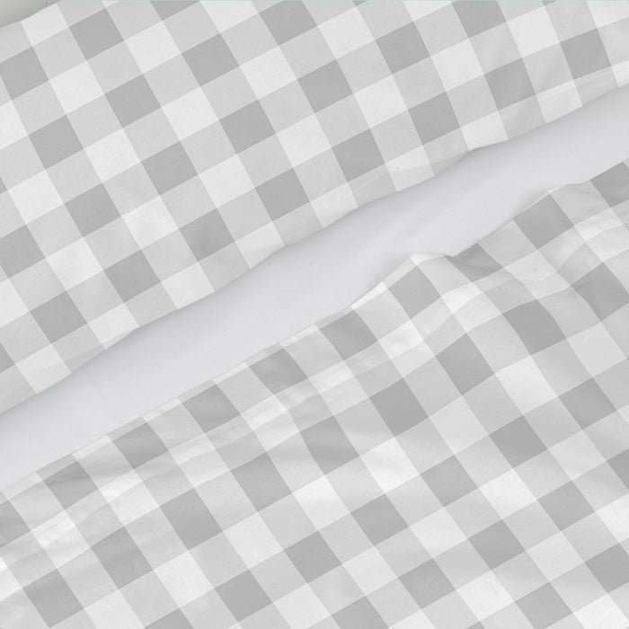 Vichy Laken Set 2-delig Grijs Basic Kids, Grijs, 100% katoen, de kwaliteit van 150 TC