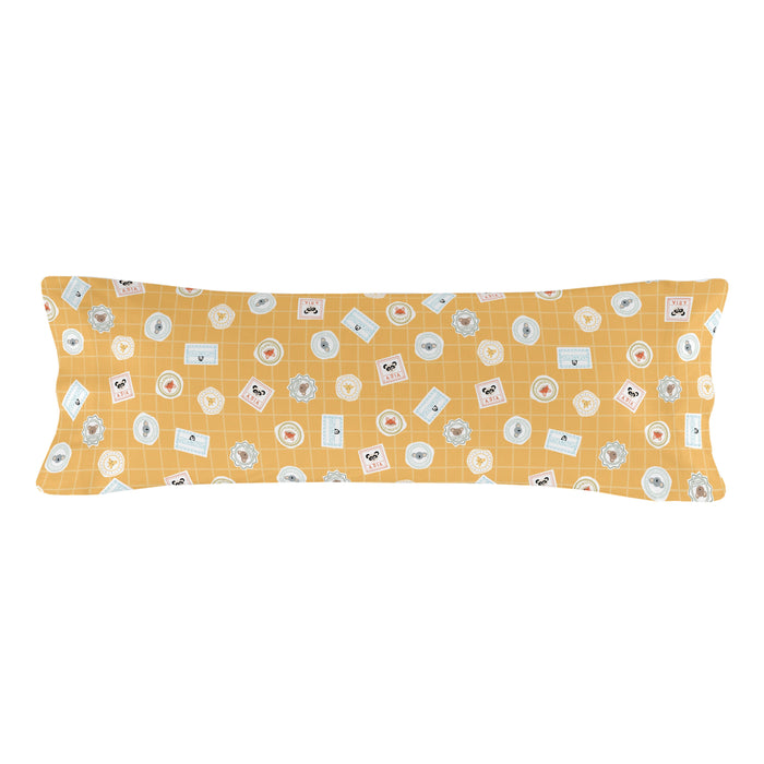 World trip Laken Set 180x270 cm Mr Fox, Veelkleurig, 100% katoen, de kwaliteit van 150 TC