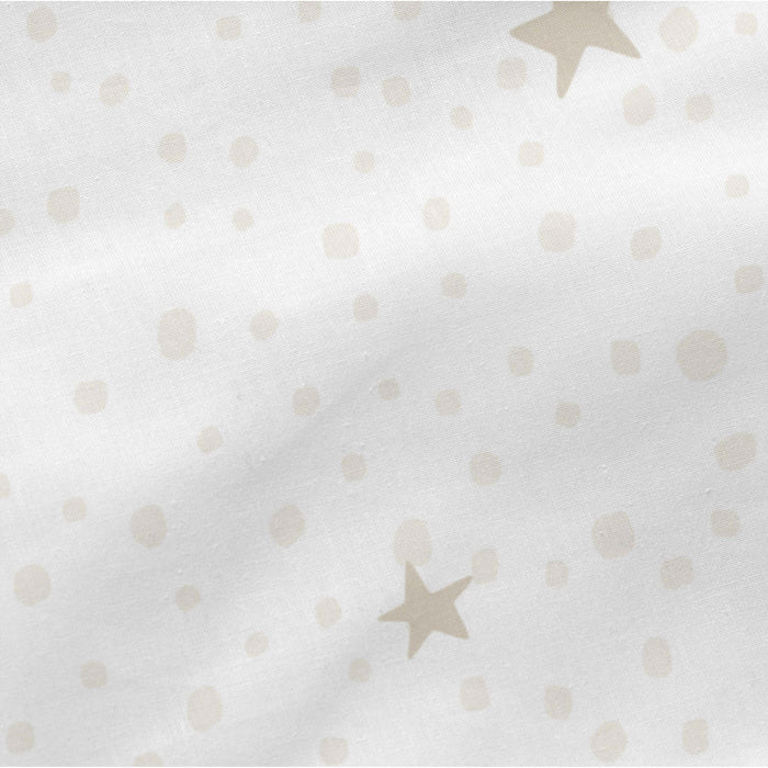 Little star Hoeslaken Beige Basic Kids, Beige, 100% katoen, de kwaliteit van 150 hilos