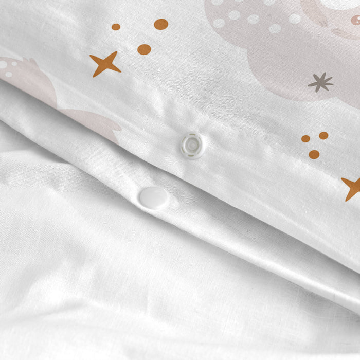 Baby koala Dekbedovertrek 2-delig Moshi Moshi, Veelkleurig, 100% katoen, de kwaliteit van 150 hilos