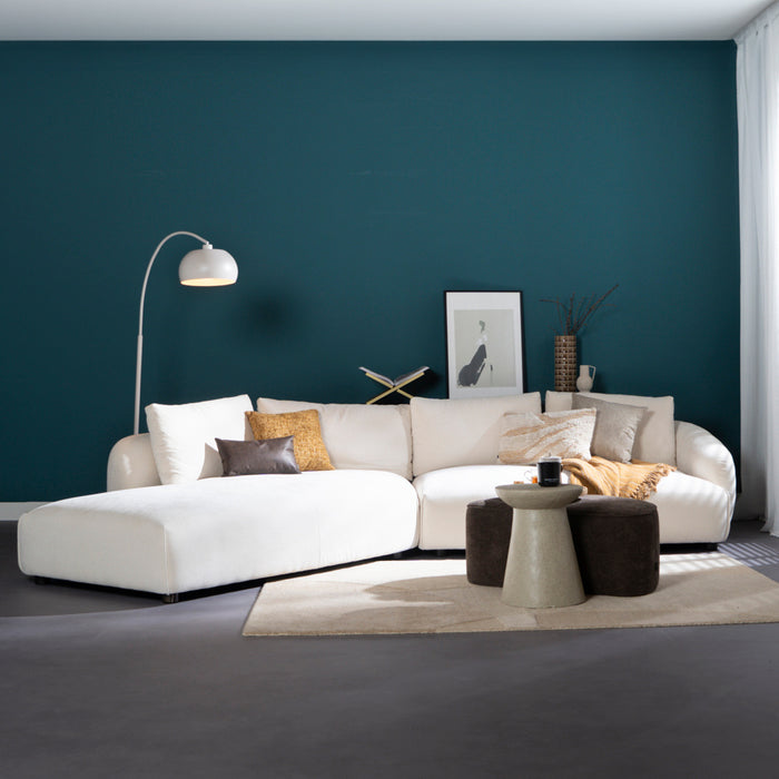 Bronx71 Hoekbank Isa chenille off white links