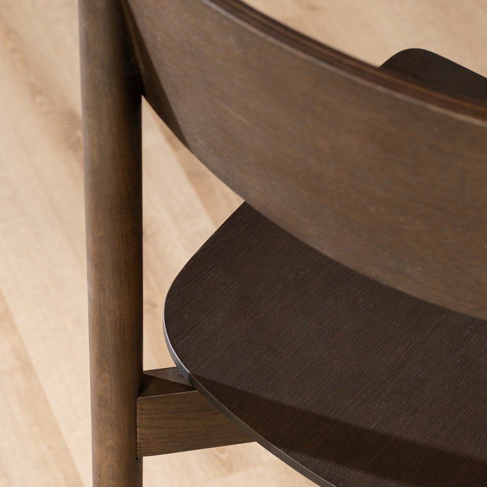 Bronx71 Scandinavische barkruk Miquel walnoot 78,5 cm