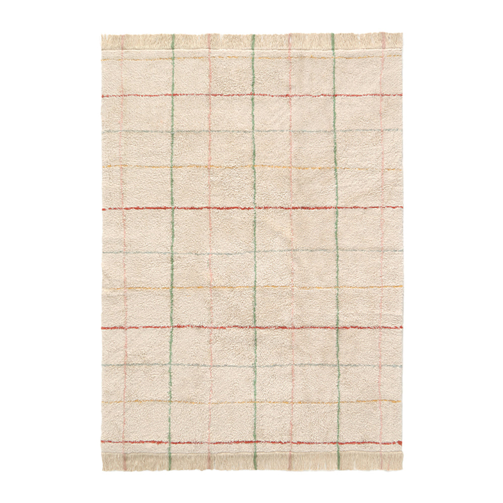 Lorena Canals Farm Vloerkleed 140 x 200 cm - Gekleurde Strepen