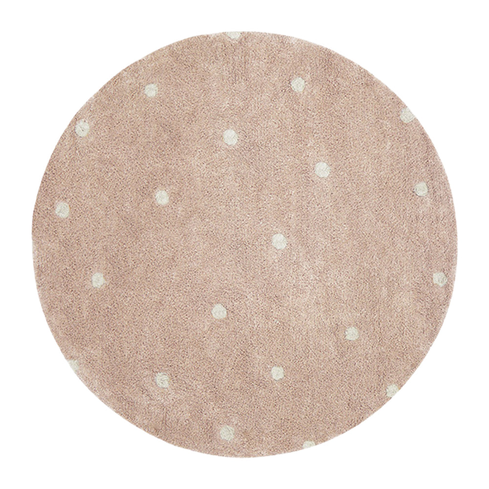 Lorena Canals Dot Vloerkleed Ø 140 cm - Roze
