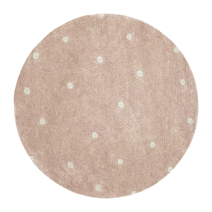 Lorena Canals Dot Vloerkleed Ø 140 cm - Roze