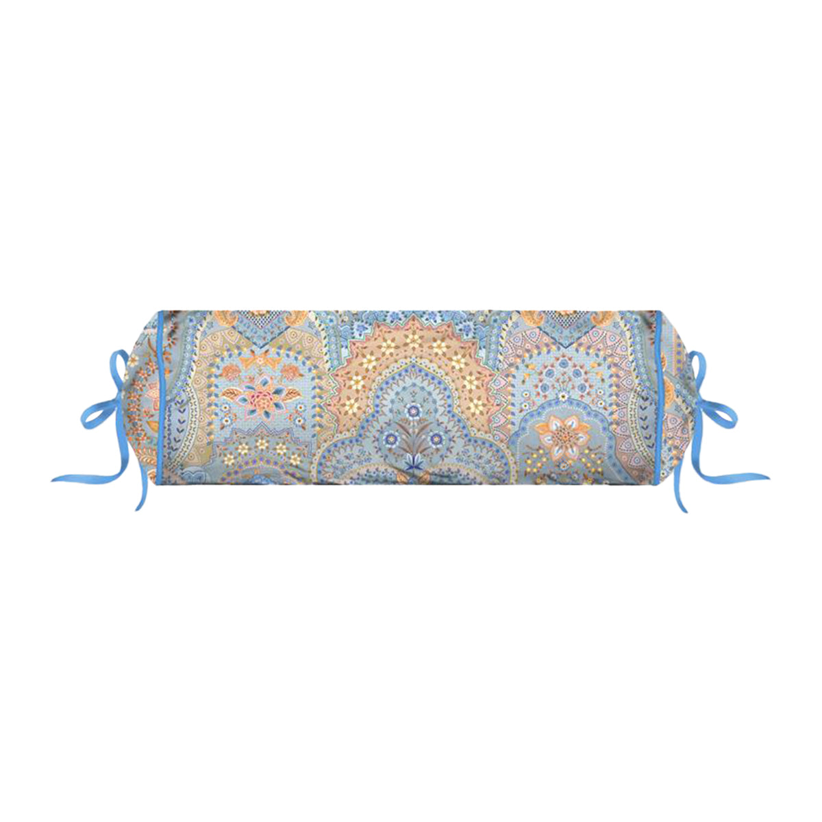 Pip Studio Jabali Flower Rolkussen 22 x 70 cm - Blauw