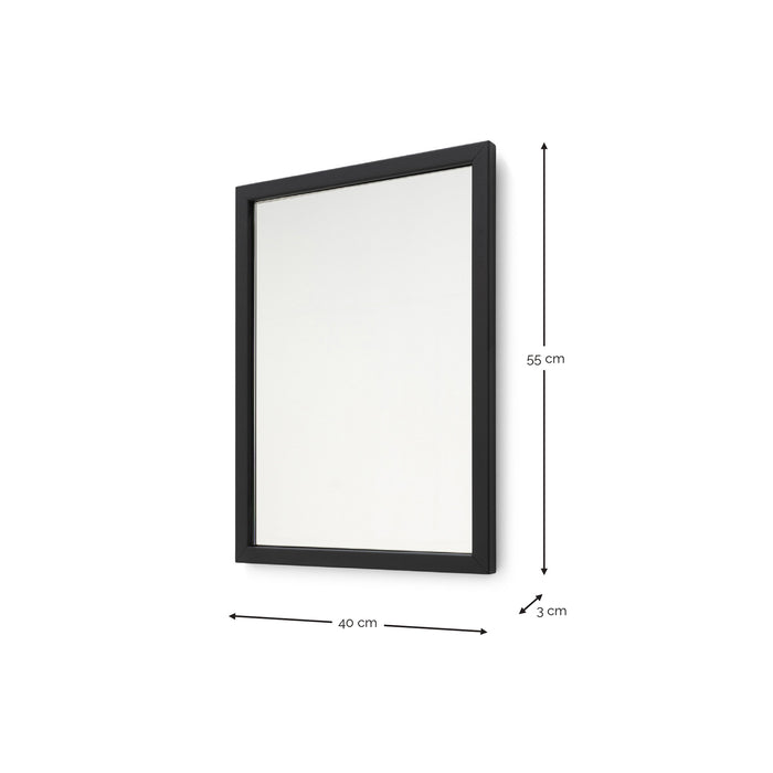 Spinder Design Senza Spiegel H 55 x B 40 cm - Zwart
