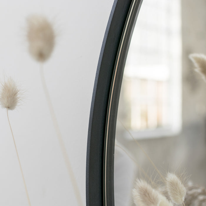 Spinder Design Donna Spiegel Ø 90 cm - Zwart