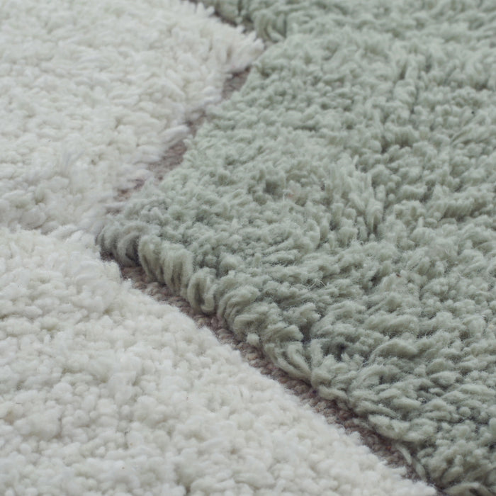 Lorena Canals Planet Bee Honingraat Vloerkleed Ø 140 cm - Blauw