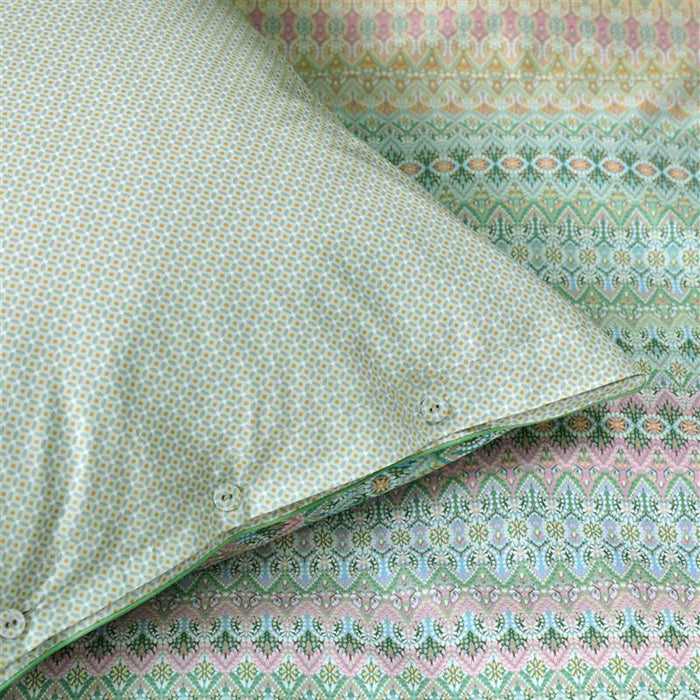 Pip Studio Ashanti Dekbedovertrek 240 x 200/220 cm - Groen