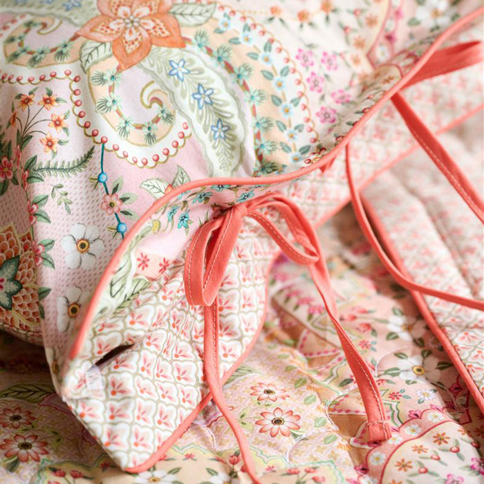 Pip Studio Jabali Flower Sierkussen 35 x 60 cm - Coral