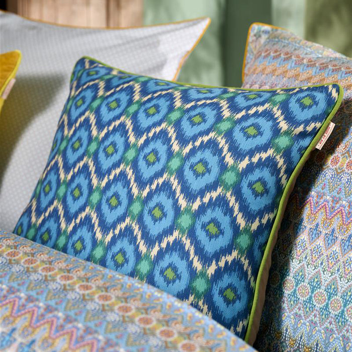 Pip Studio Zazu Sierkussen 53 x 53 cm - Blauw