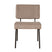 Bronx71 Velvet eetkamerstoel Espen taupe - Eetkamerstoelen set van 4