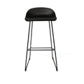 Livin24 Barkruk Ellen zwart Scandinavisch design 76 cm