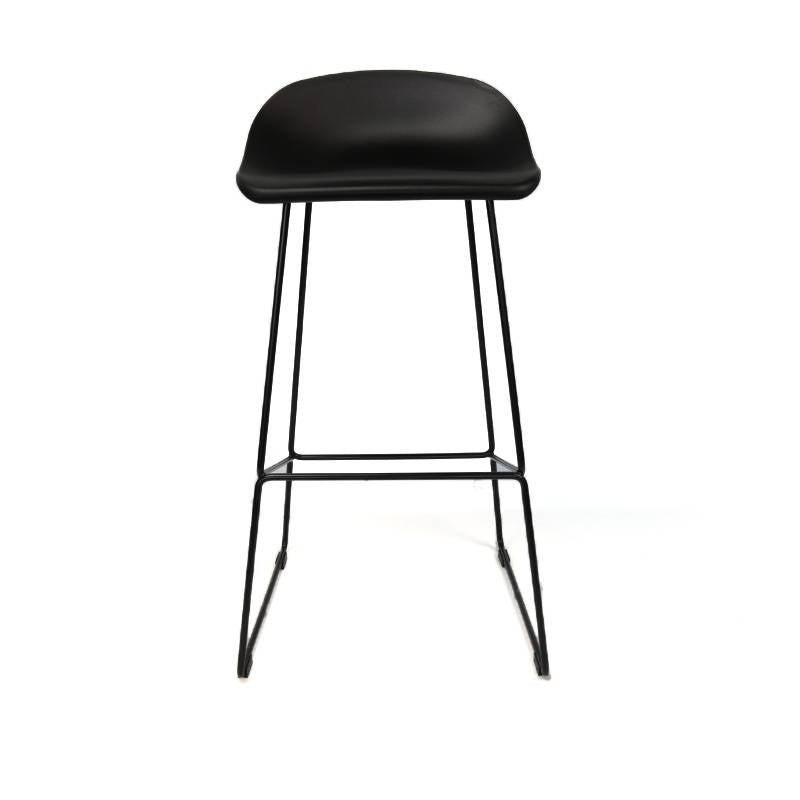 Livin24 Barkruk Ellen zwart Scandinavisch design 76 cm