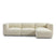 Livin24 Scandinavische hoekbank Karla off white rechts 3-zits