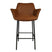 Bronx71 Industriële barstoel Club cognac eco leer 78 cm - Barkrukken