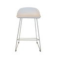 Livin24 Scandinavische Barkruk Ellen wit 66cm