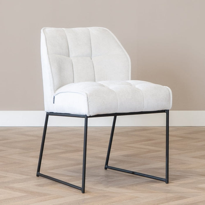 Bronx71 Scandinavische eetkamerstoel Jelle off white