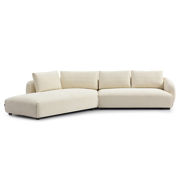 Bronx71 Hoekbank Isa chenille off white links