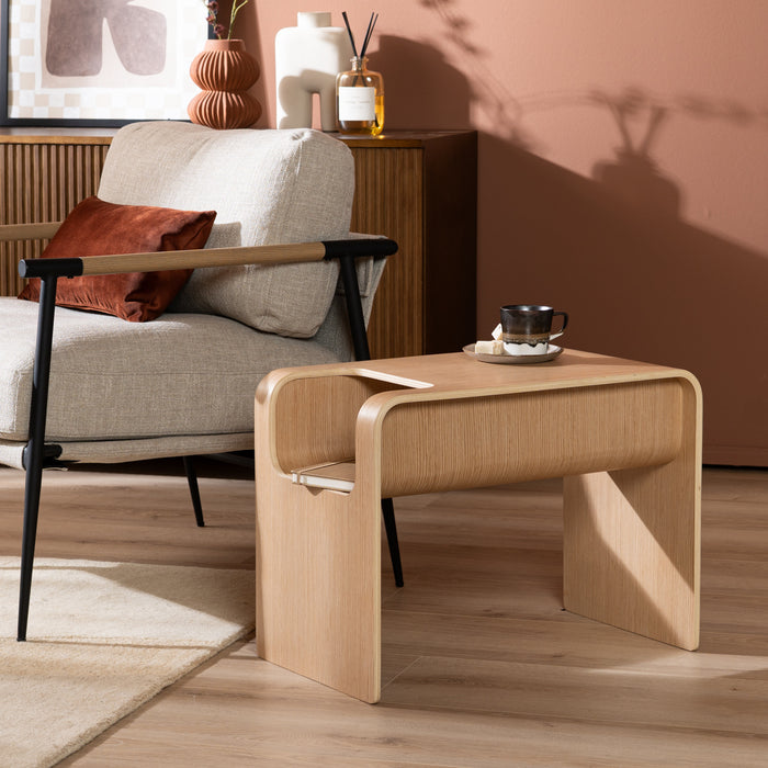 Bronx71 Scandinavische bijzettafel|salontafel Isla 60x35x45 naturel