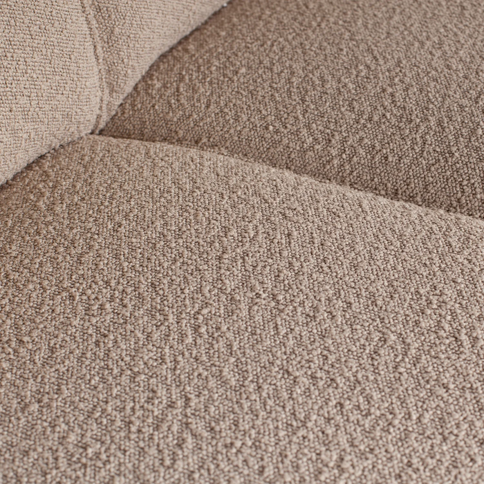 WOOOD Statement Hoekbank Rechts - Bouclé - Beige