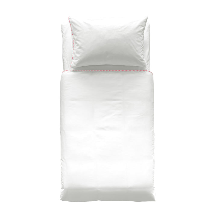 Essential Dekbedovertrek 2-delig 100x135 cm (Wieg) Roze Basic Kids, Rosa, 100% katoen, de kwaliteit van 150 TC