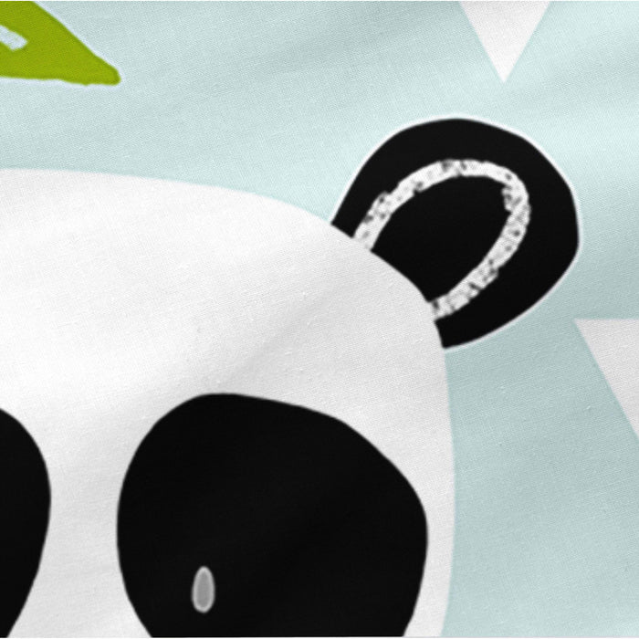 Panda garden blue Noordse tas Moshi Moshi, Blauw, 100% Katoen (buitenkant) 100% Polyester (vulling), de kwaliteit van 150 TC