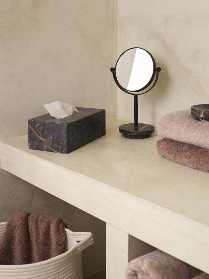 Rena Opbergmand Ivory Medium | Wit | Ivoor | Katoen | Polyester