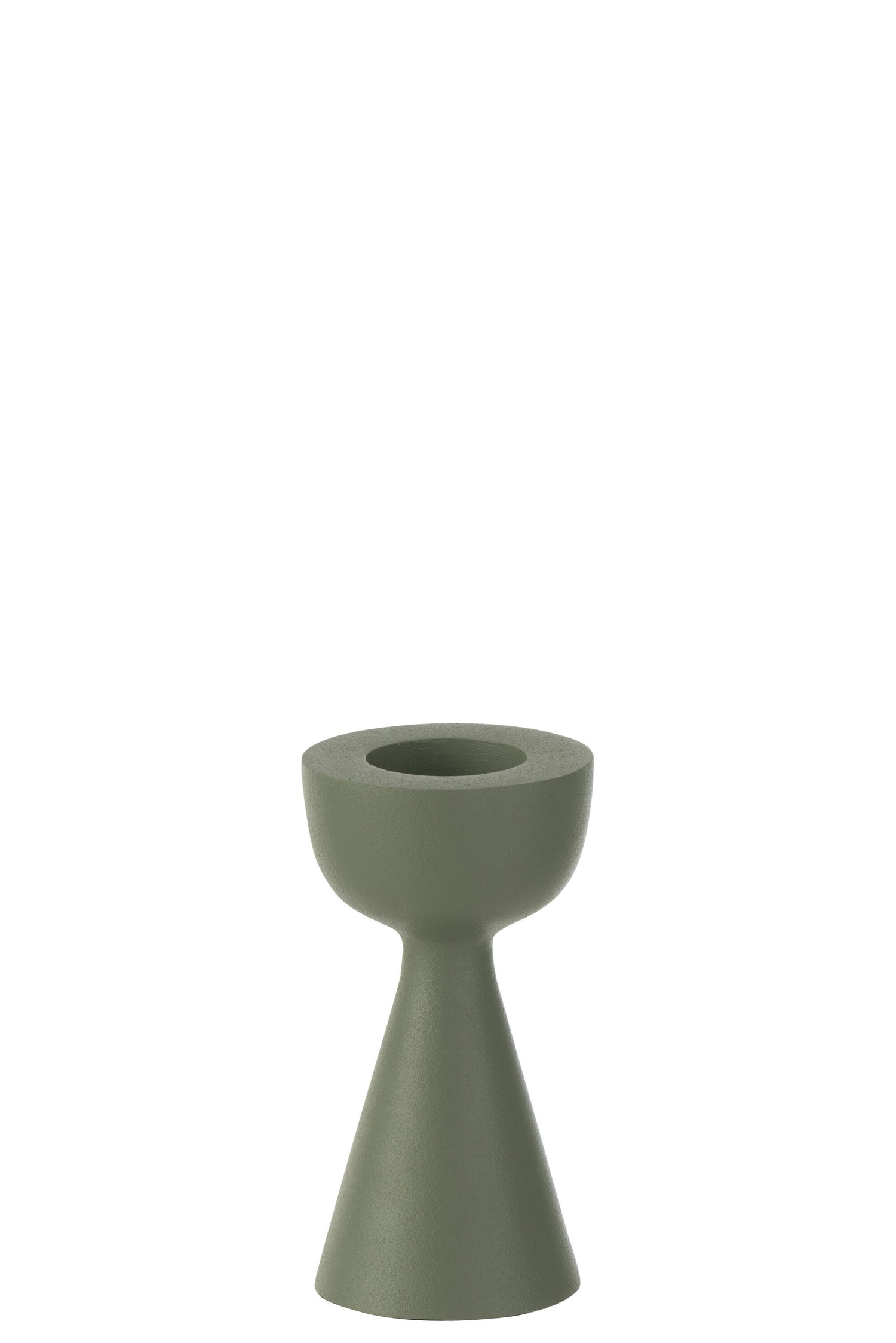 J-Line kaarshouder Kegel - aluminium - groen - small