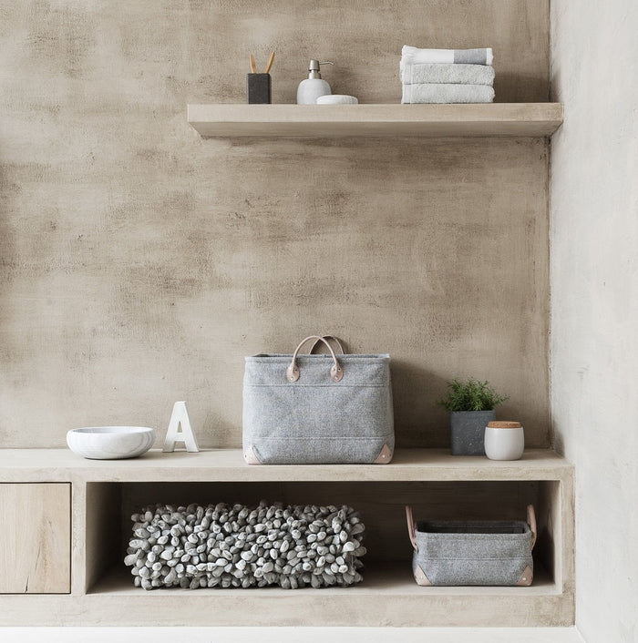 Rocca Badmat Silver Grey | 60 x 60 cm | Grijs | Katoen | Polyester