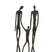 J-Line figuur Familie - aluminium - zwart