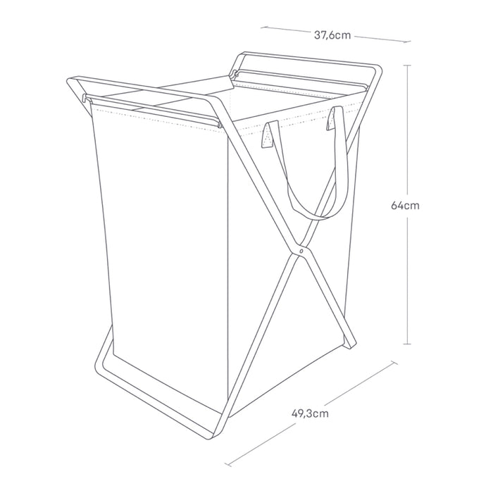 Yamazaki Wasmand met Uitneembare Waszak - Tower - Zwart