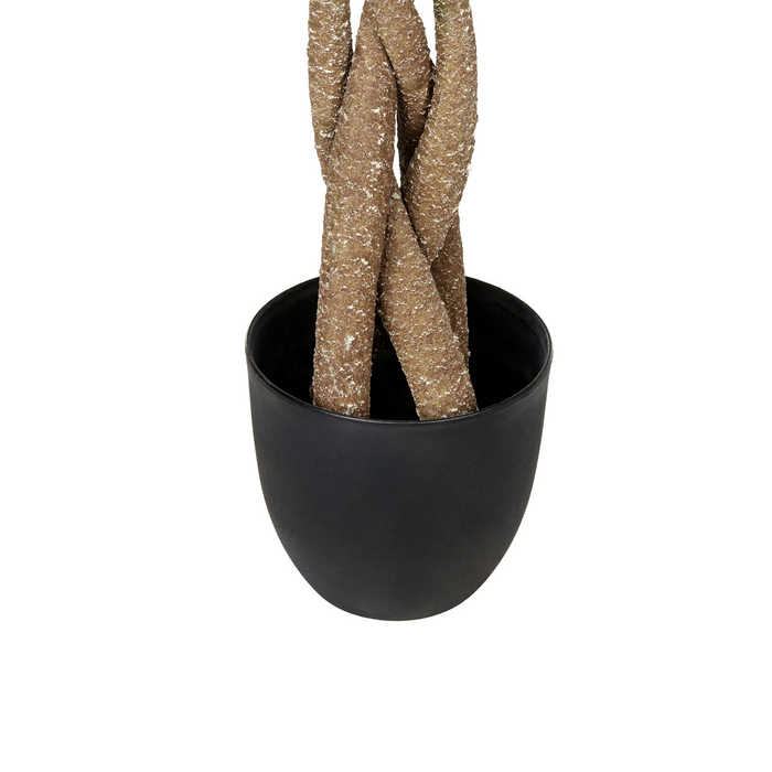 Beliani - PACHIRA TREE - Kunstplant - Groen - 120 cm - Kunststof