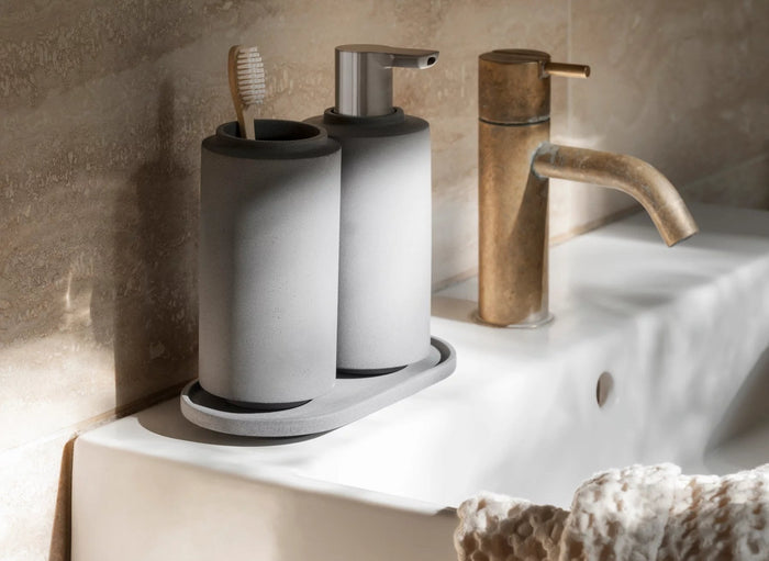 Creto Toiletborstel Micro Chip | Grijs | Polystone